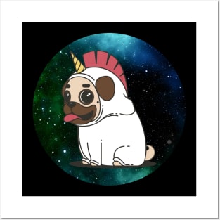 The Space-Pug in the Universe Posters and Art